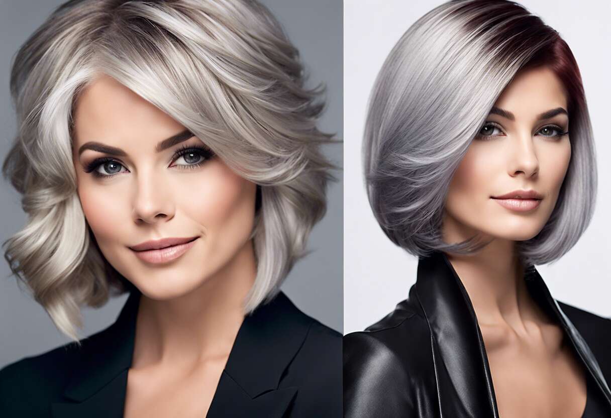Couvrir les cheveux blancs : meilleures techniques de coloration